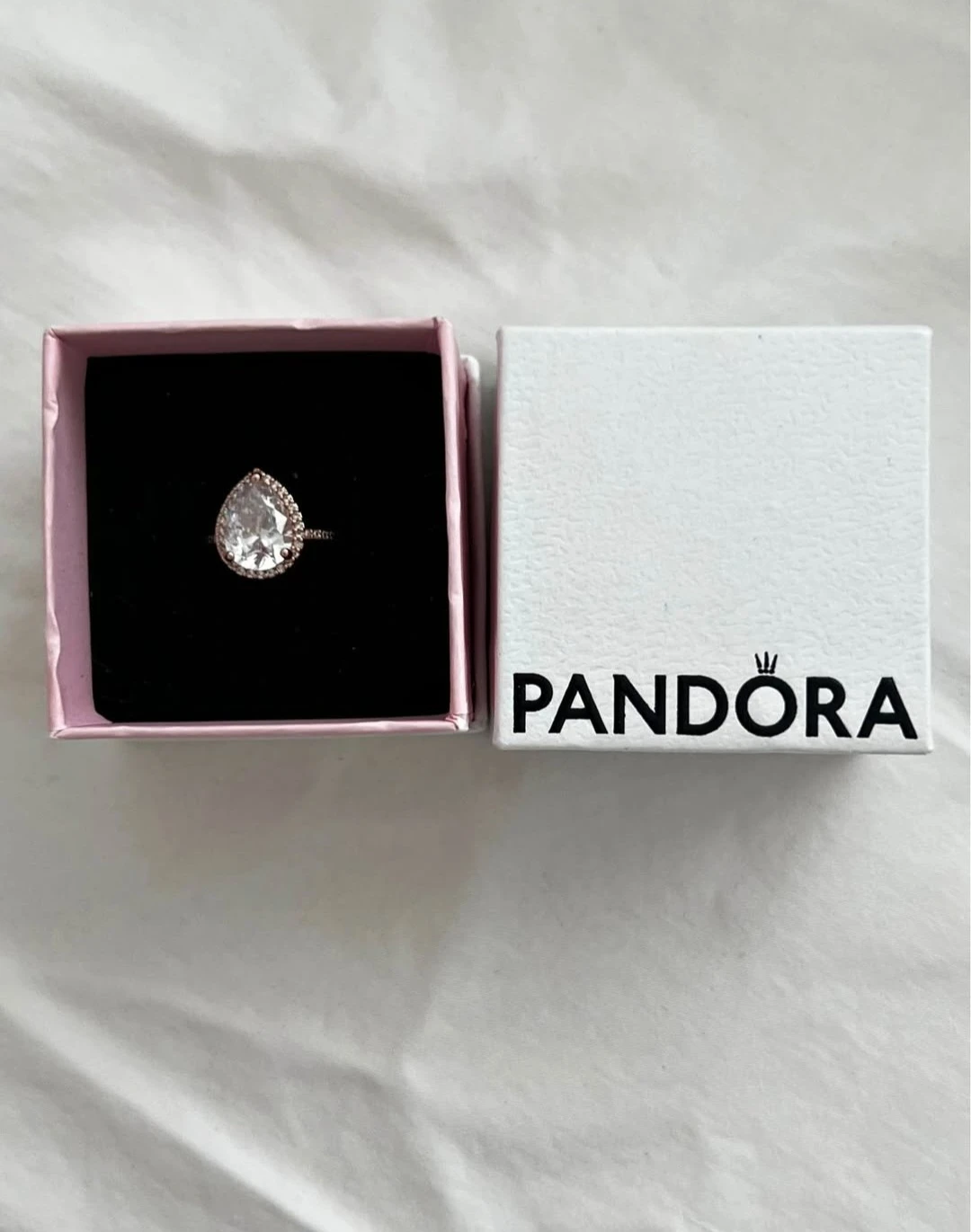Size 4.5 -Pandora Pear Shaped Ring - photo 2
