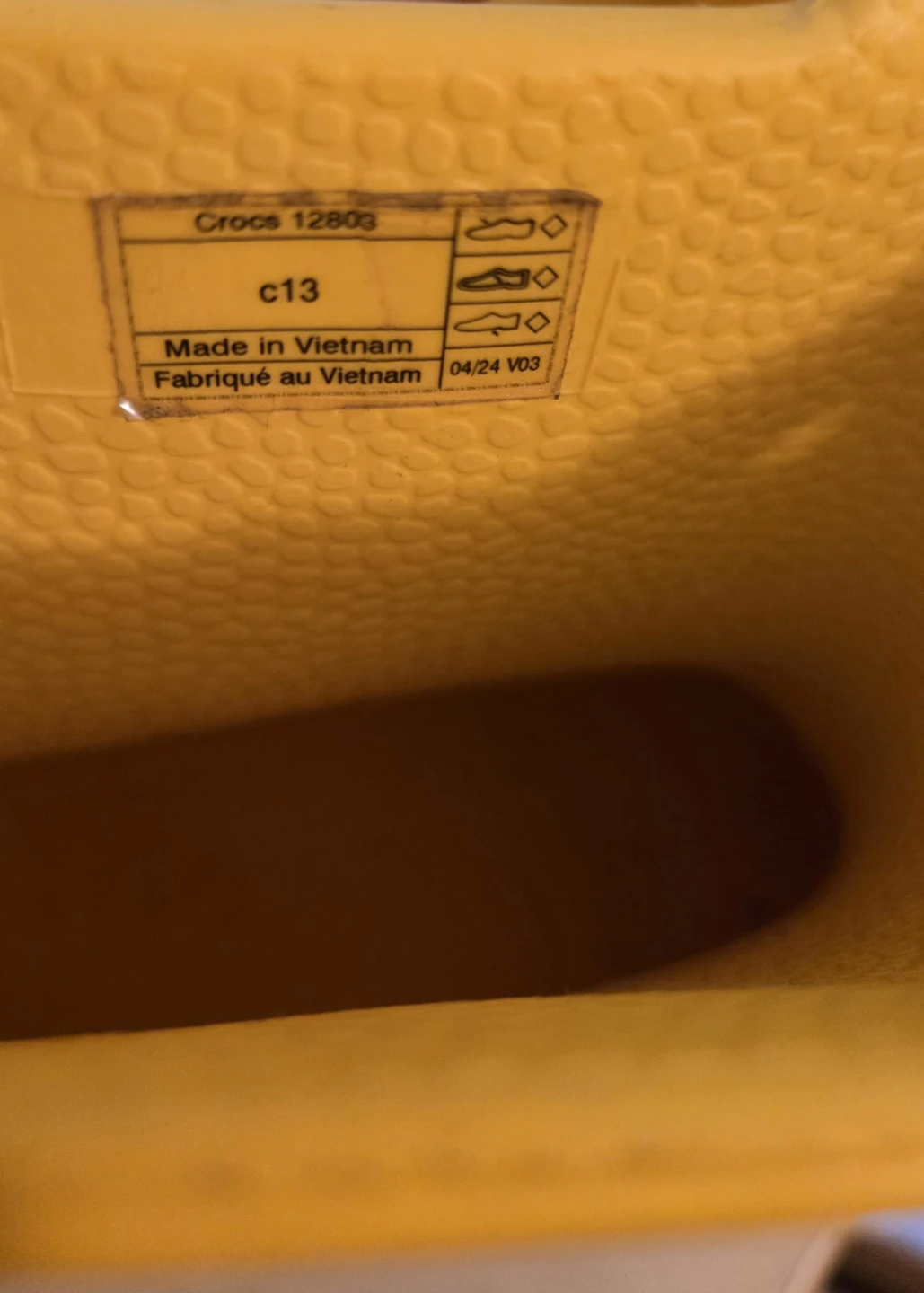 Yellow Crocs Rain Boots - Size c13 - photo 2
