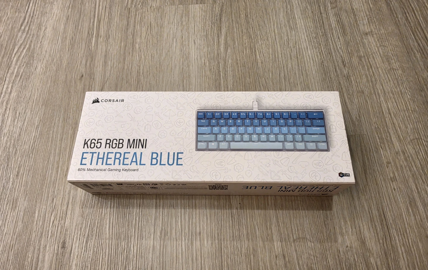 Corsair K65 RGB Mini Ethereal Blue