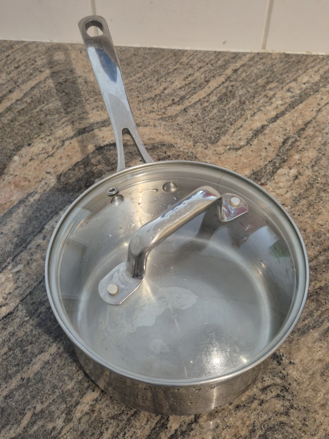 T-fal Stainless Steel Pot with Glass Lid