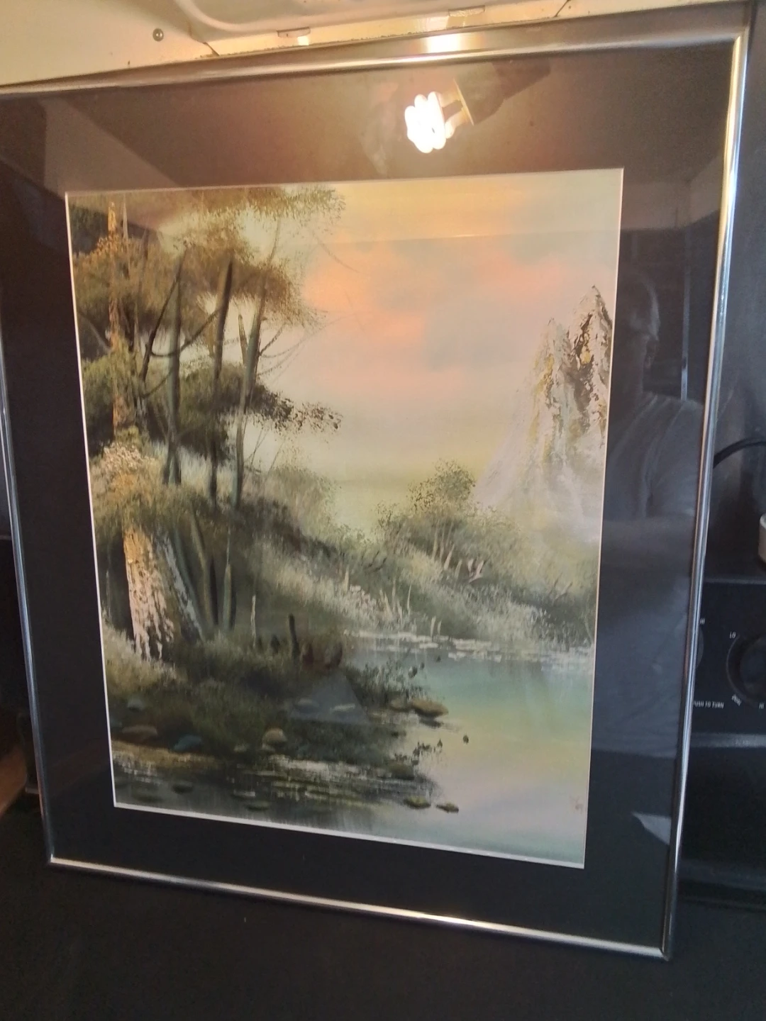 Iranian Mountain Landscape Oil Painting Signed "Rad" (راد) - photo 2