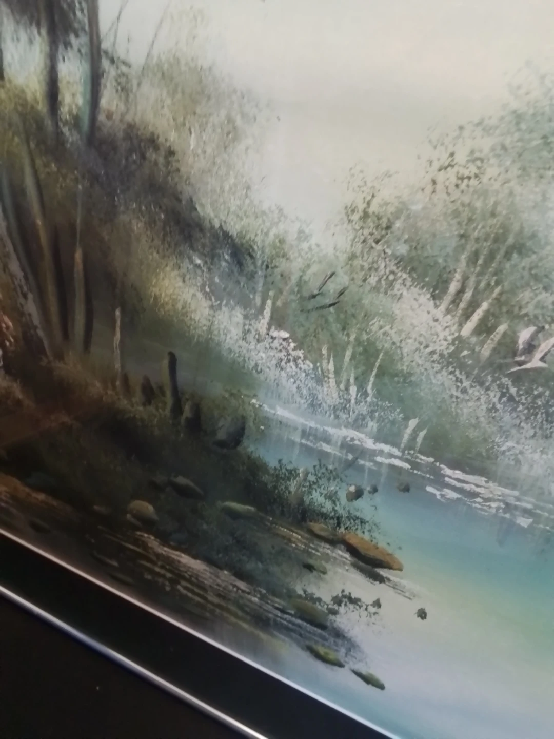 Iranian Mountain Landscape Oil Painting Signed "Rad" (راد) - photo 3