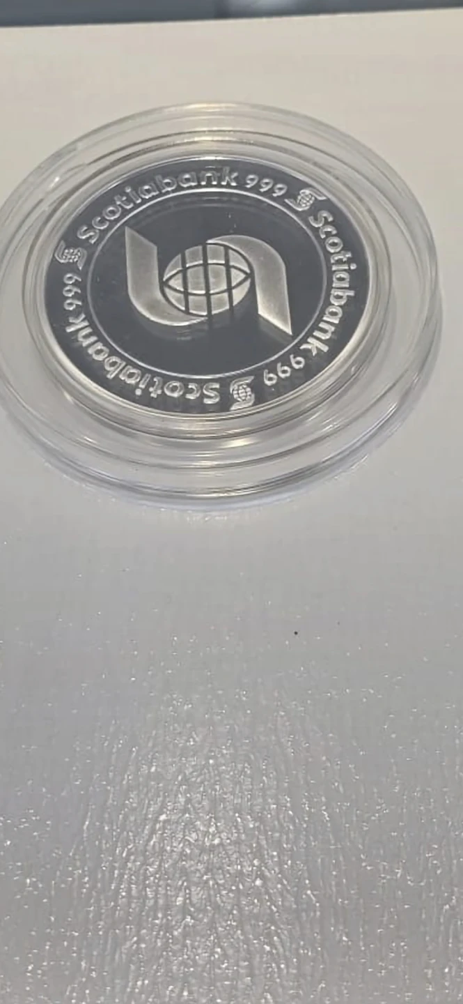 Scotiabank 999 Silver Round