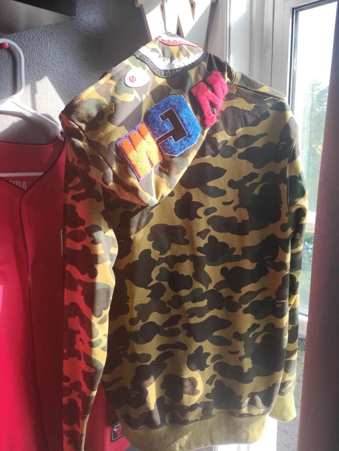 A Bathing Ape Camo Shark Full Zip Hoodie - photo 2