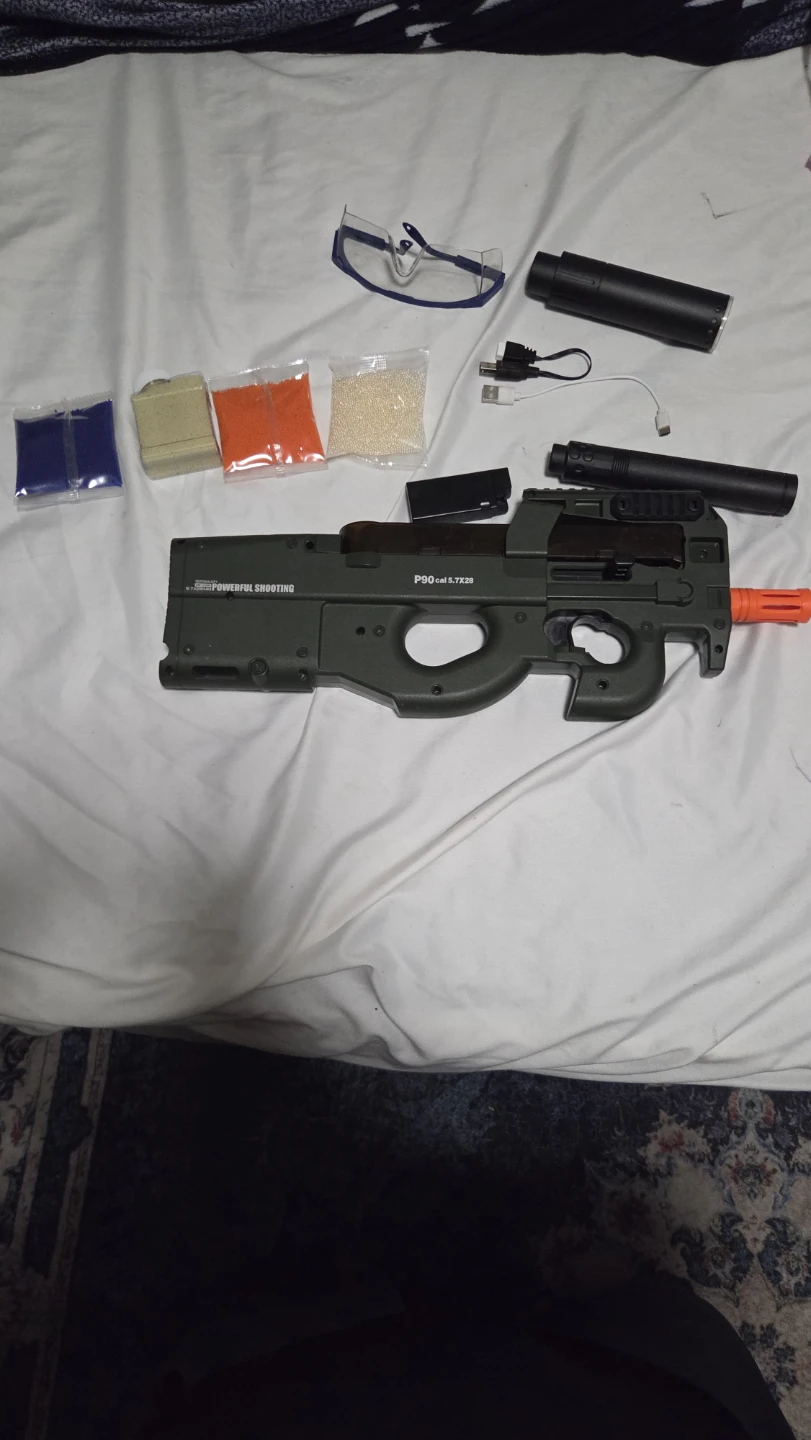 P90 Gel Blaster Toy Gun with Accessories