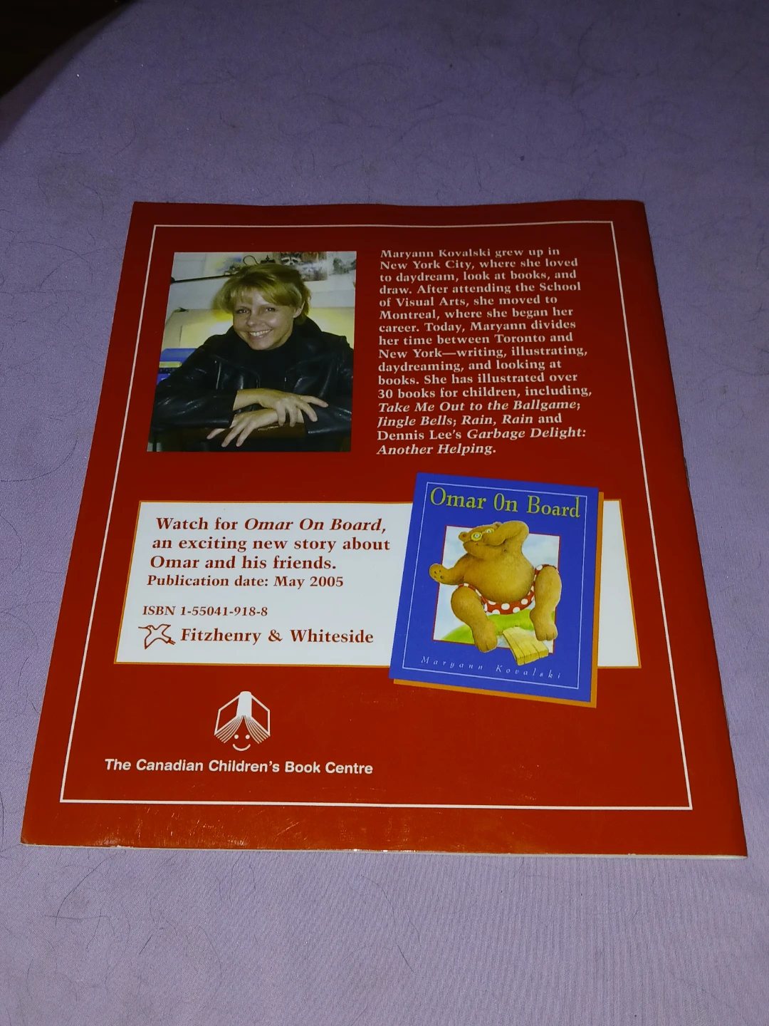 Omar On Ice by Maryann Kovalski Children's Book - photo 3