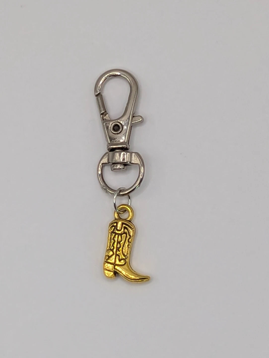 Gold Cowboy Boot Charm