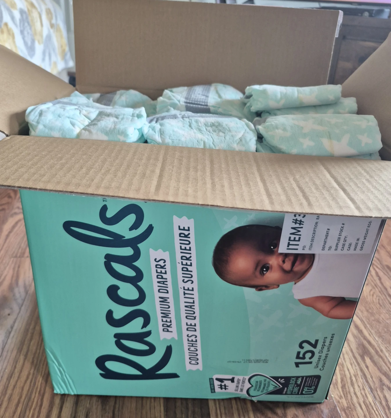 156 newborn diapers