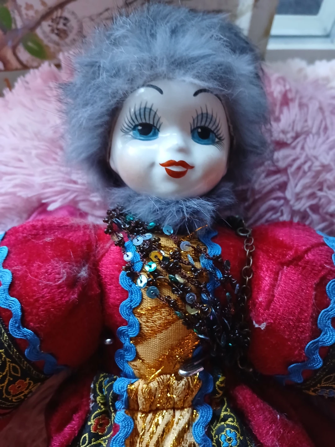 Decorative Doll in Traditional Russian Attire - photo 3