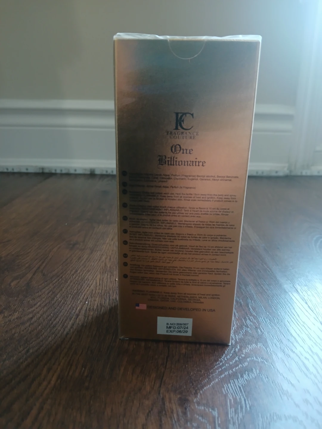 One Billionaire Eau de Parfum for Men 3.4 oz