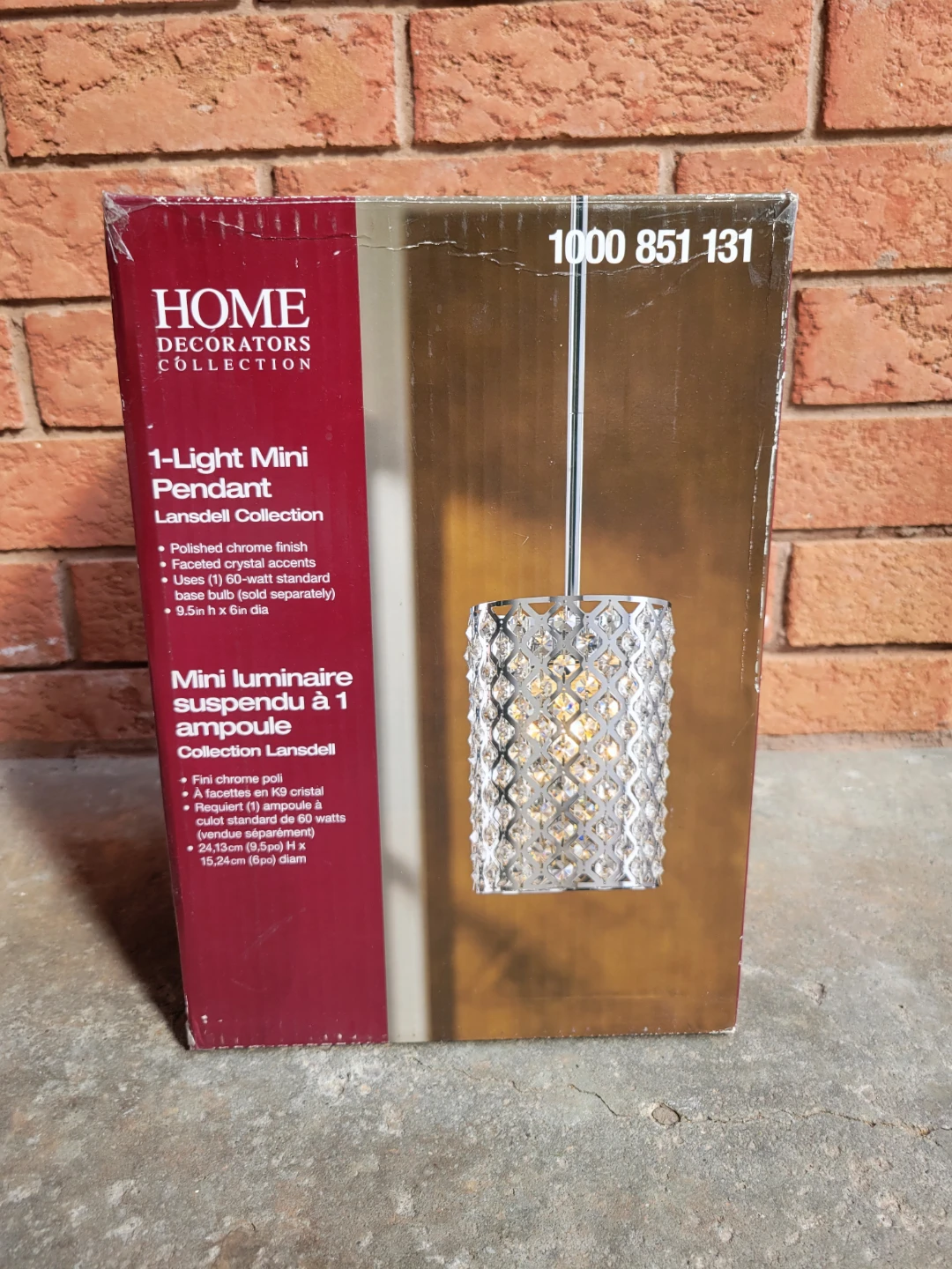 Brand New Home Decorators Collection 1-Light Mini Pendant - photo 5