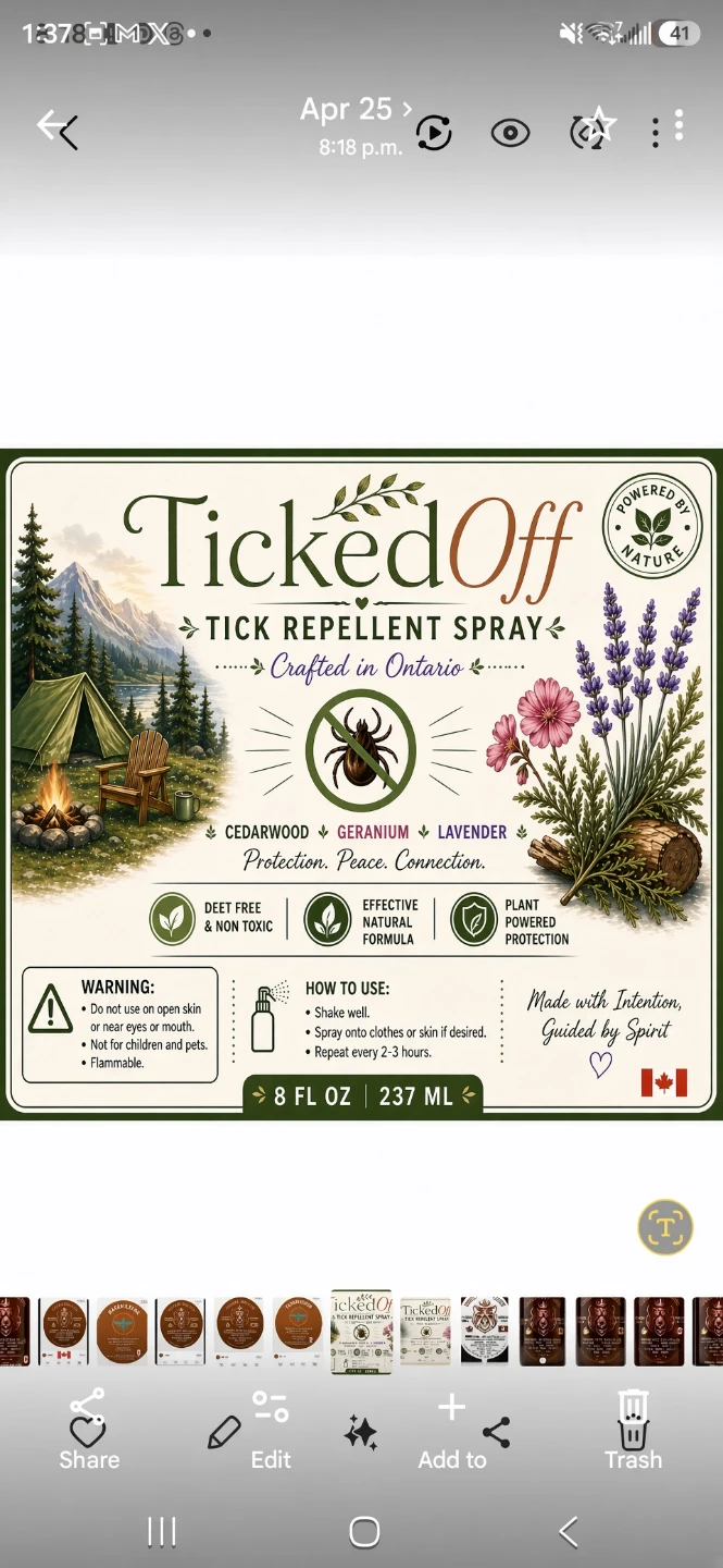 TickedOff Tick and Mosquito Repellent Sprays (3 bottles) - photo 4