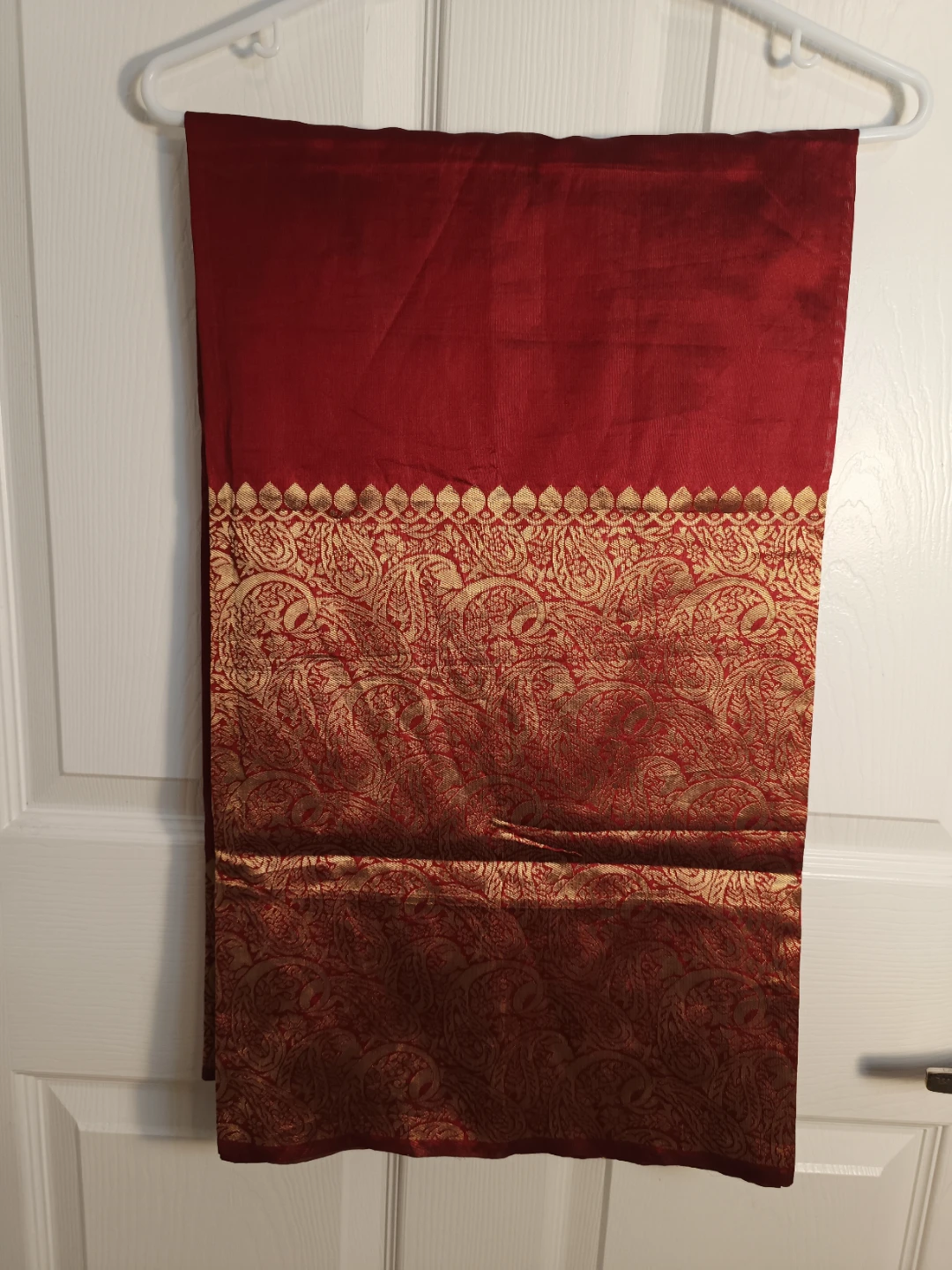 Red and Gold Saree / Scarf