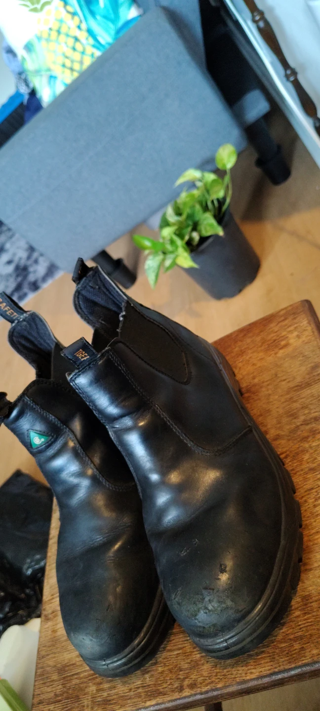 Black Safety Work Boots - photo 2