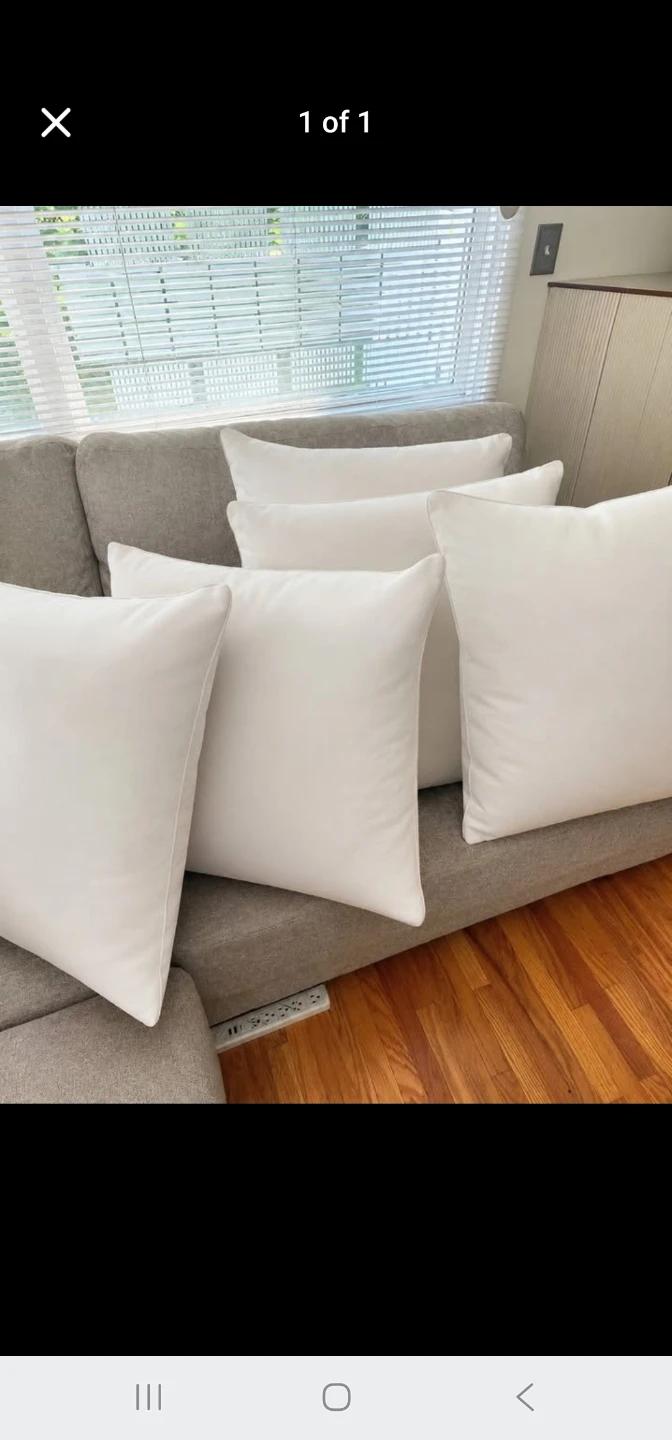 THROW PILLOWS 24" x 24" - 5 for $50