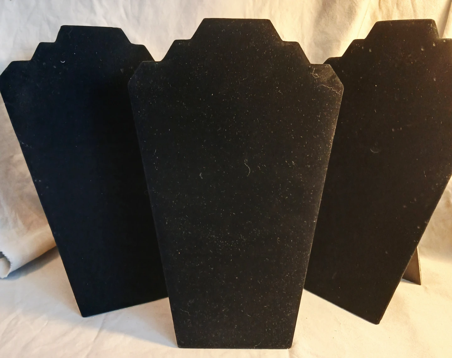 Black Velvet Necklace Display Stand
