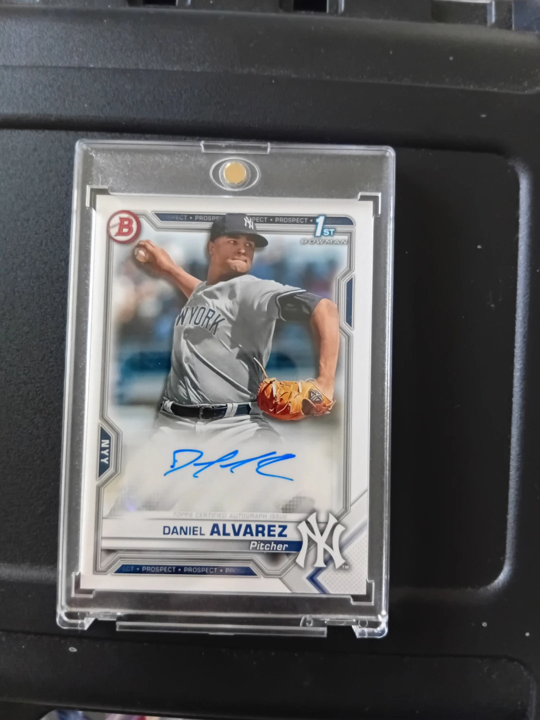 Daniel Alvarez Autographed rookie card