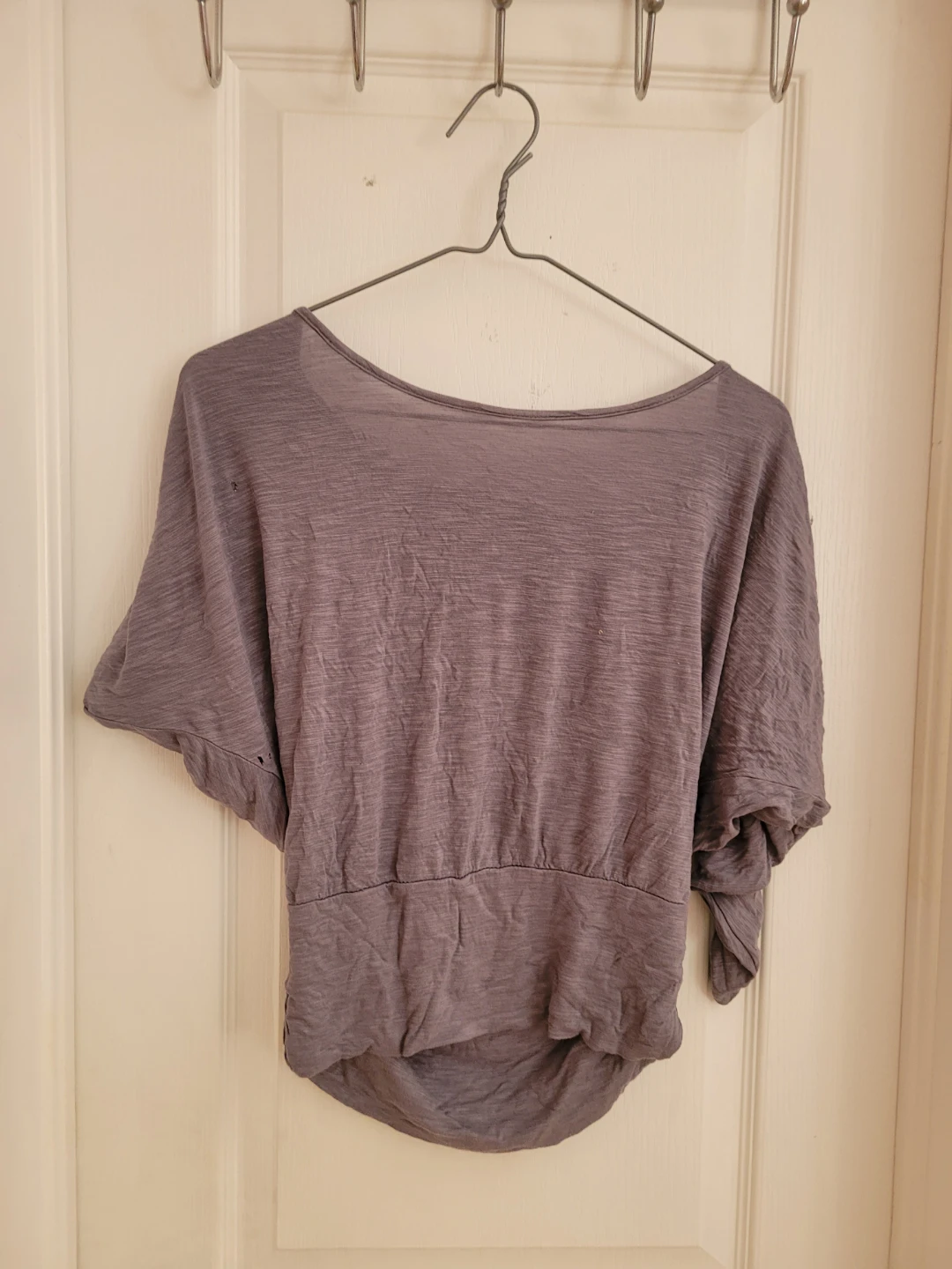 Purple Dolman Sleeve Top