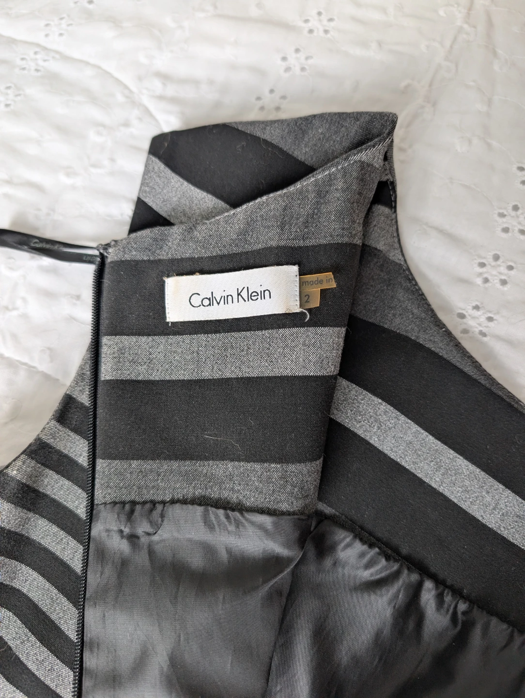 Calvin Klein Striped Sheath Dress - photo 4