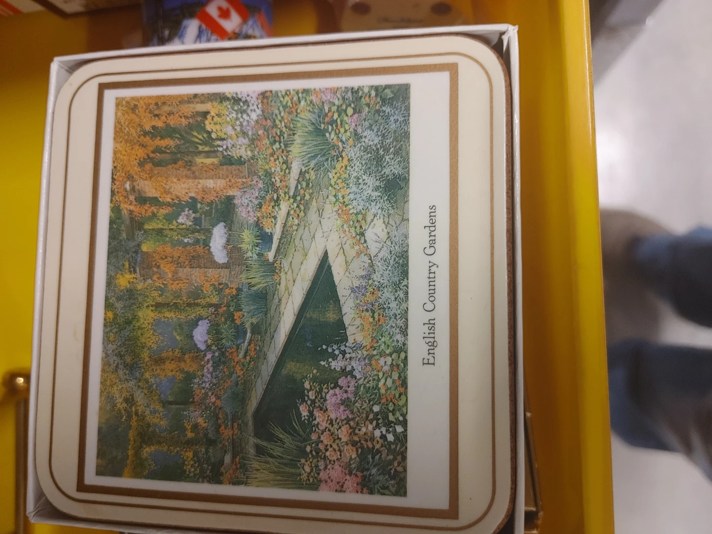 English Country Gardens Coasters Set