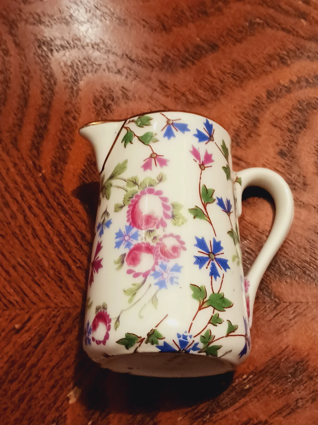 AJCO France Floral Porcelain Mini Pitcher