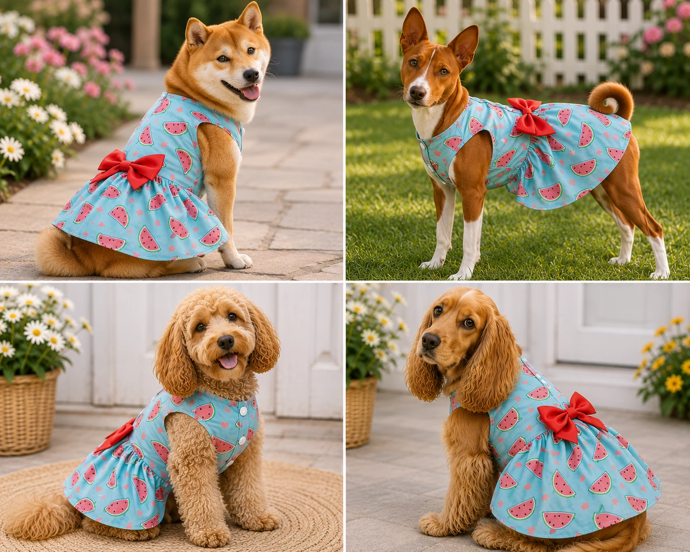 NEW Dog Dress with Watermelon Print - photo 3