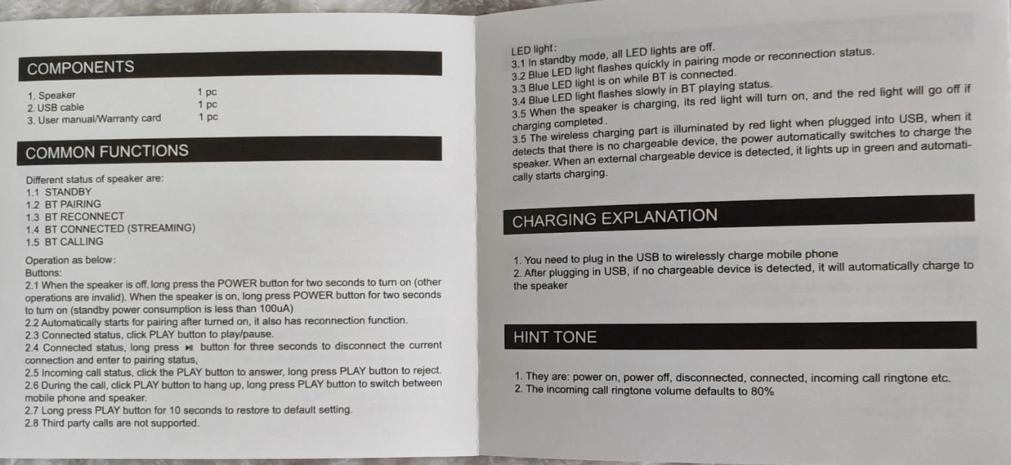 BT295 Wireless Charger + Bluetooth Speaker - photo 3