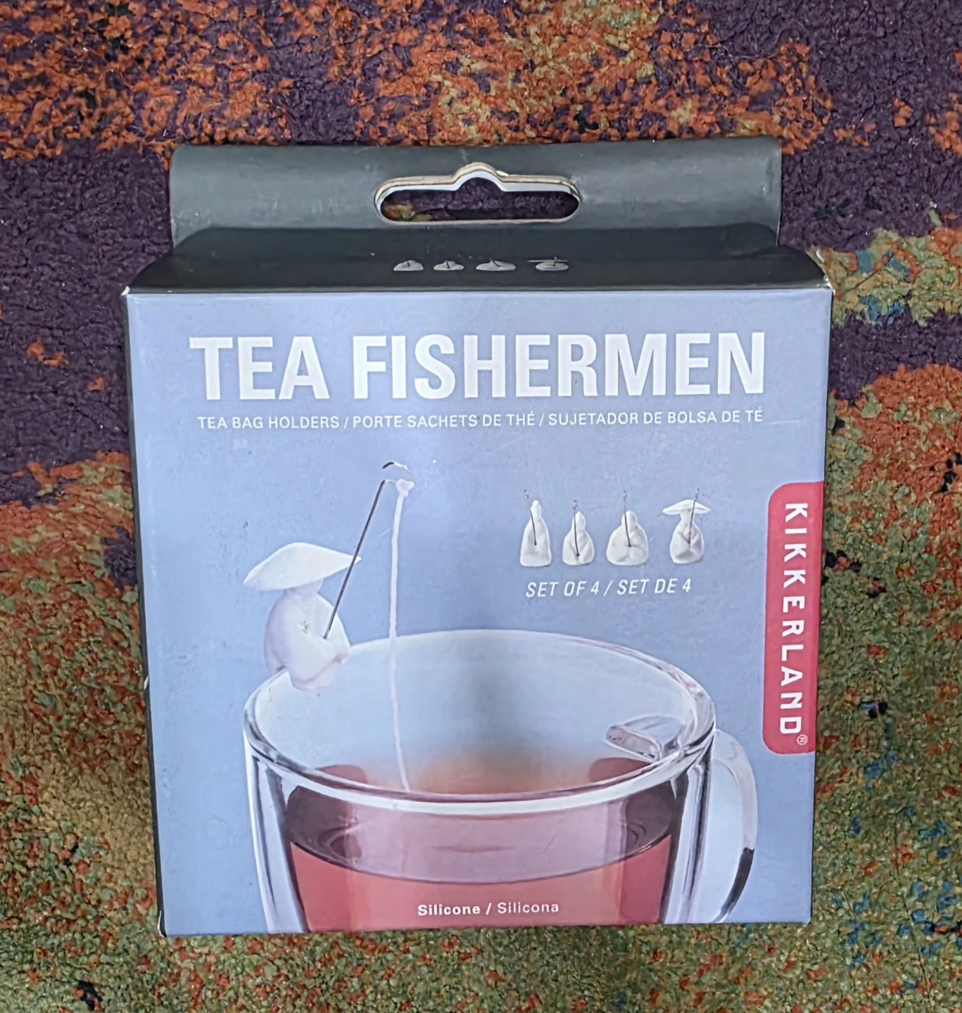 Kikkerland Tea Fishermen Tea Bag Holders (Set of 4) - photo 3