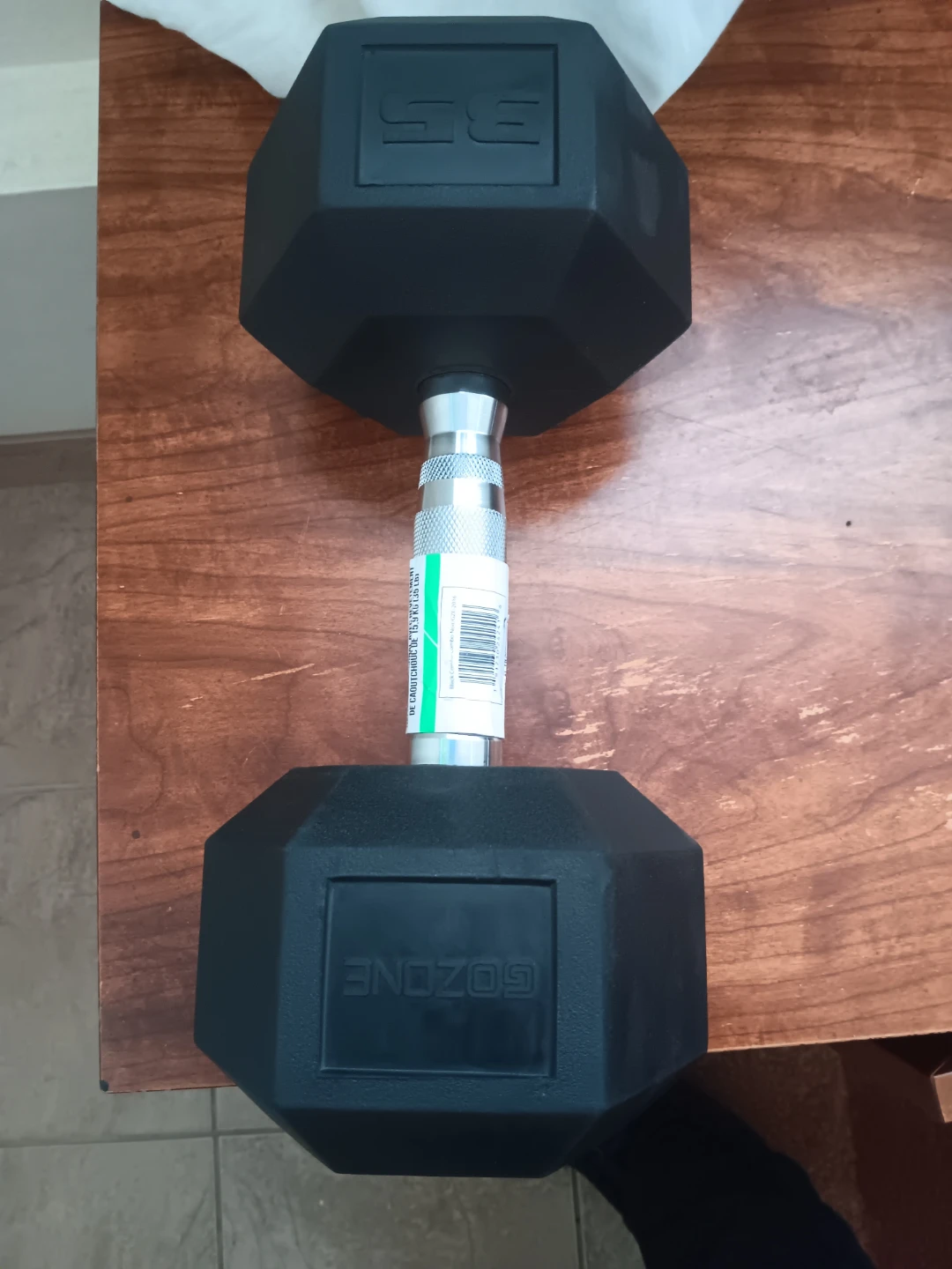 GoZone 35 lb Hex Dumbbell single