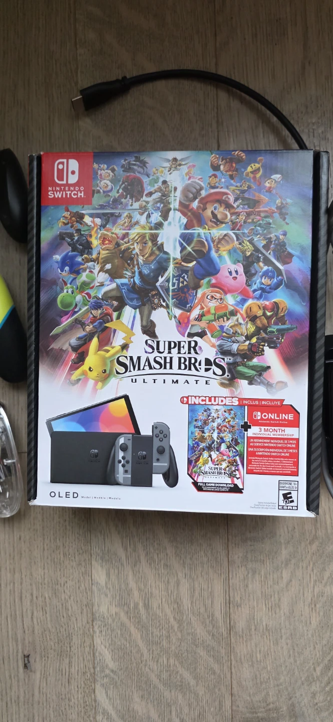 Nintendo Switch OLED Super Smash Bros. Ultimate Bundle