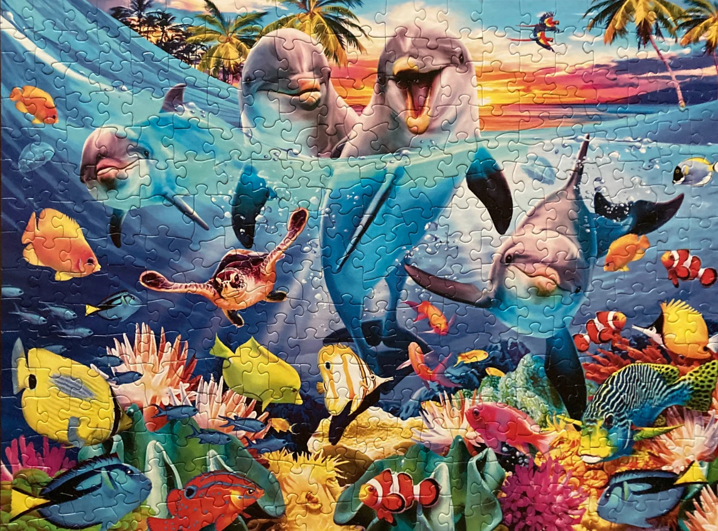 "PLAYFUL DOLPHINS” 350 PIECE PUZZLE (BY KODAK) - photo 2