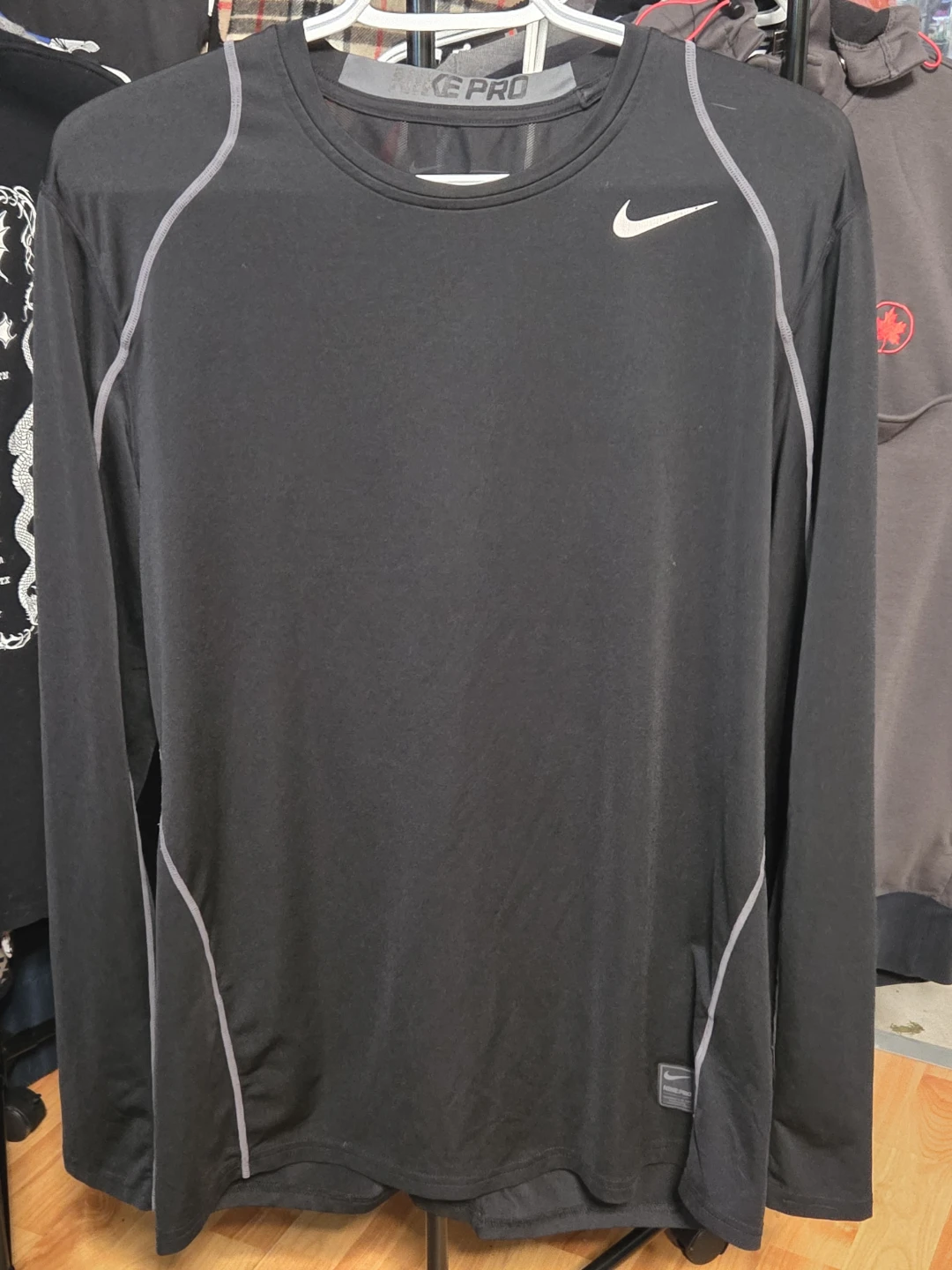 Nike Pro Dri-FIT Long Sleeve Shirt - Black