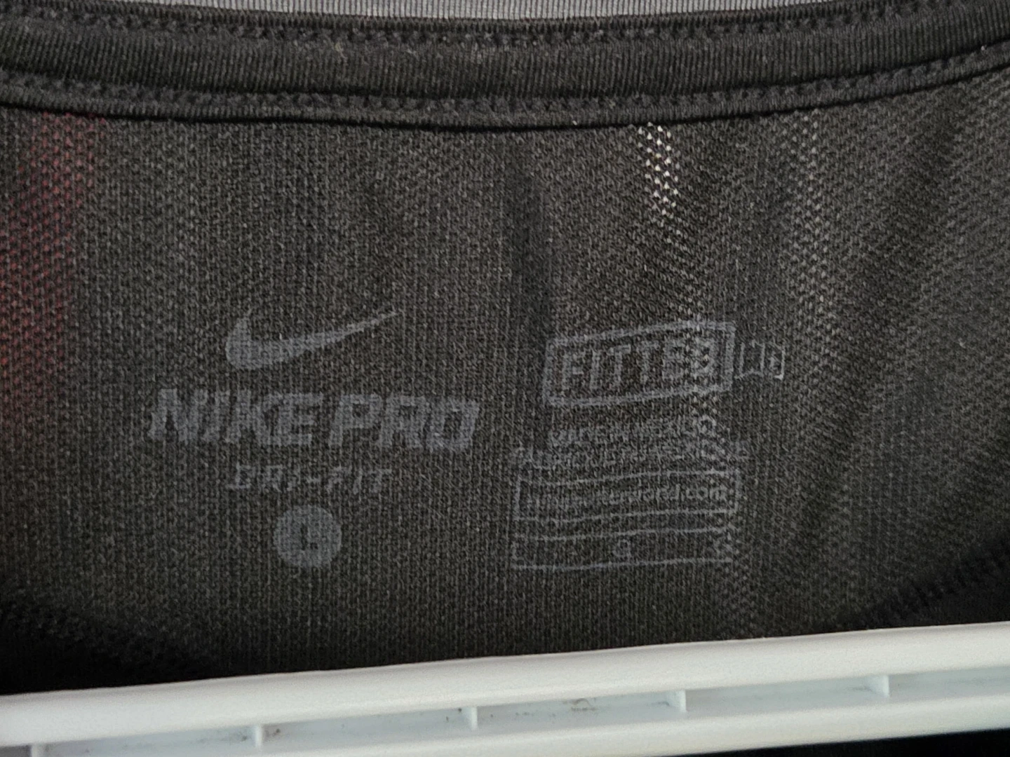 Nike Pro Dri-FIT Long Sleeve Shirt - Black - photo 2