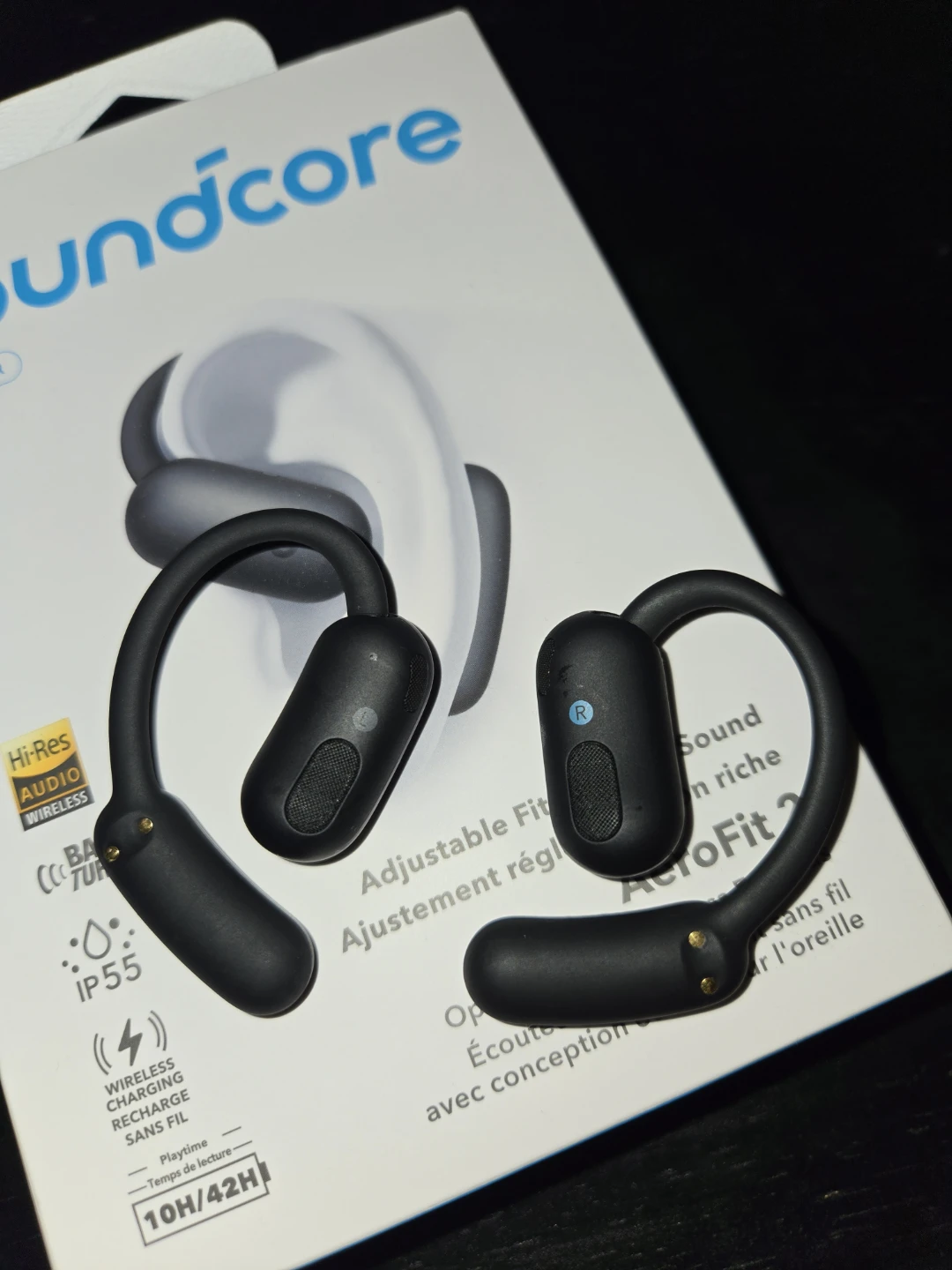 Anker Soundcore AeroFit 2 - Open-Ear Earbuds - Like New - photo 2