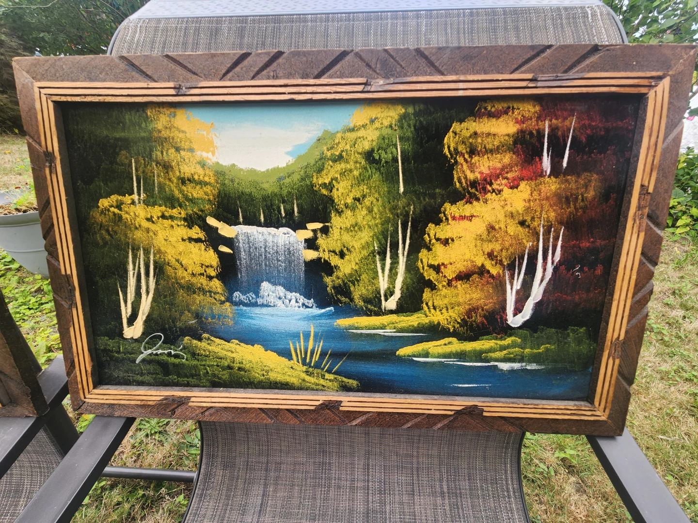 Vintage Landscape Oil Painting - photo 2