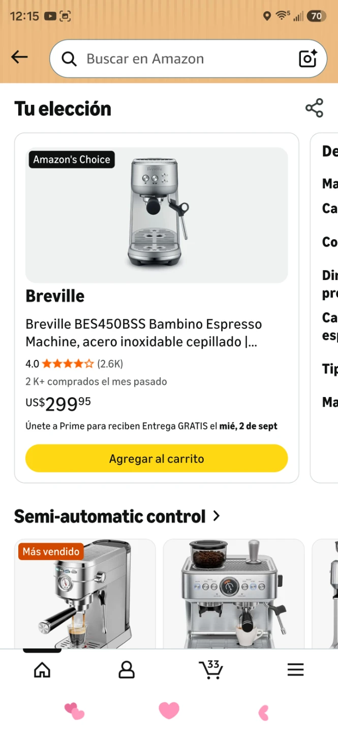 Breville The Bambino Espresso Machine BES250 - photo 4