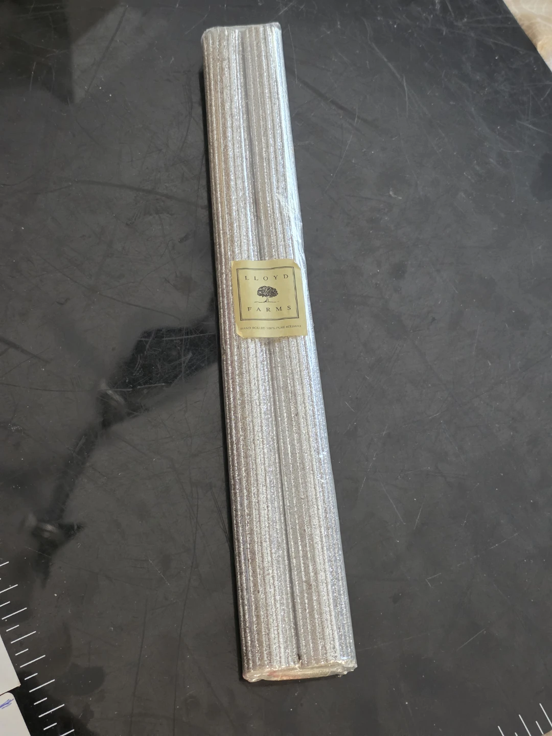 12" Lloyd Farms 100% Natural Beeswax Candles