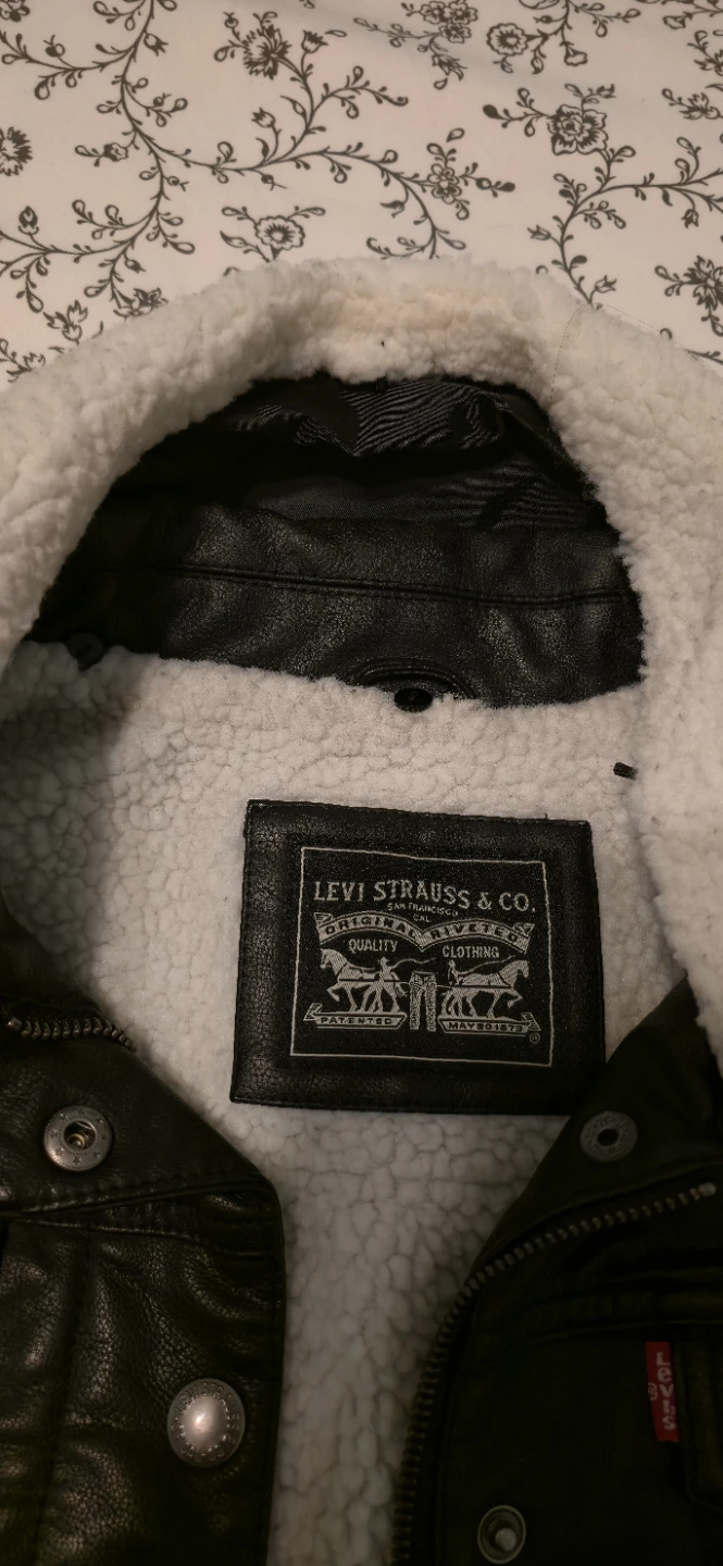Levi Strauss faux leather sherpa jacket - photo 2