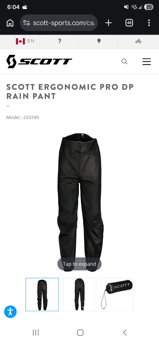 Motorcycle Waterproof Rain Pants - photo 2