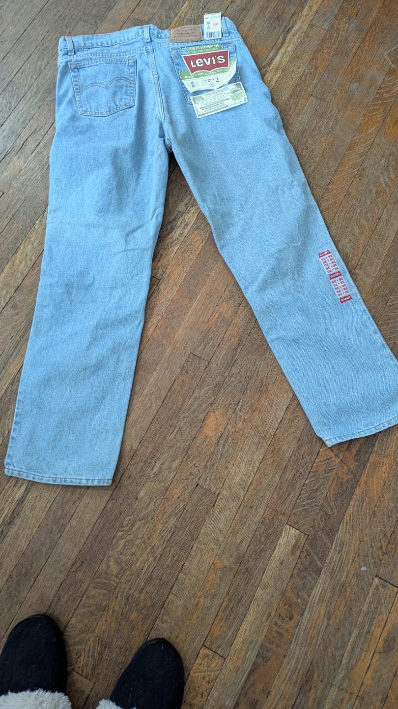 Men's Levi's slim straight leg 512 36 by 30