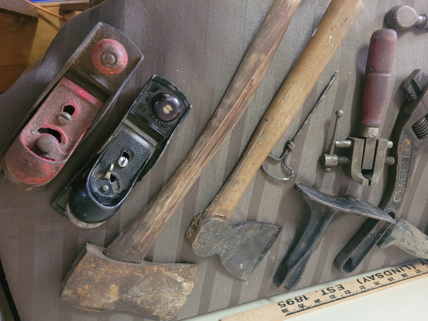 Lot Vintage Hand Tool Collection hatchet Wescott - photo 2