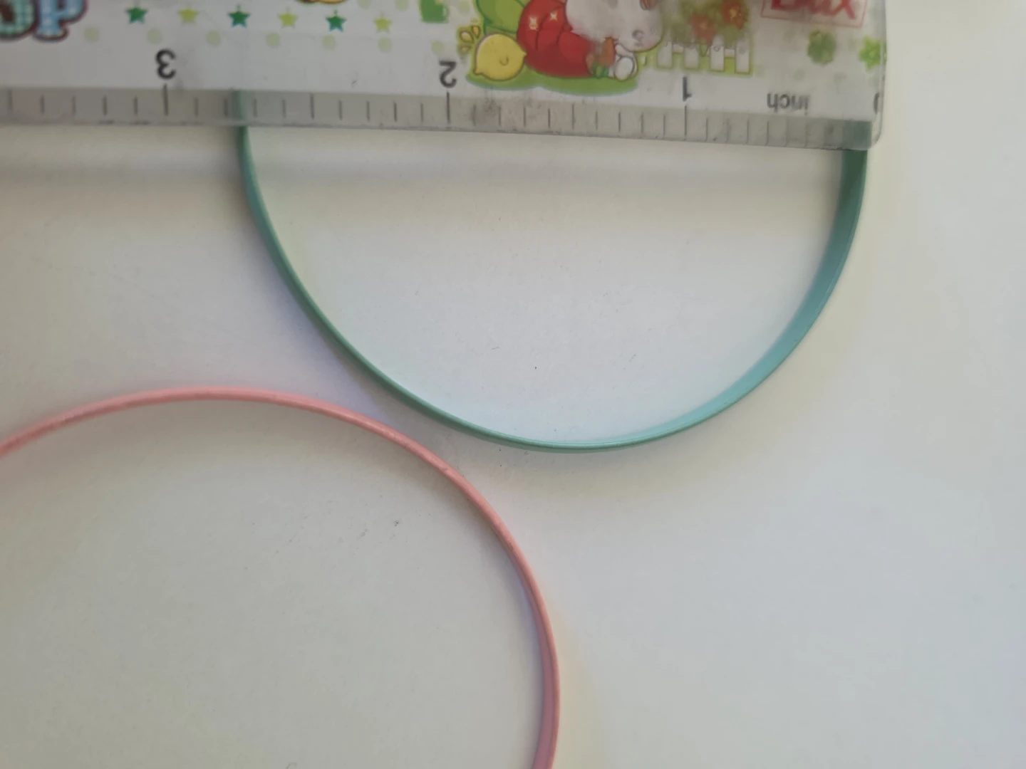Set of 4 Metal Bangles - Pink and Teal - photo 5