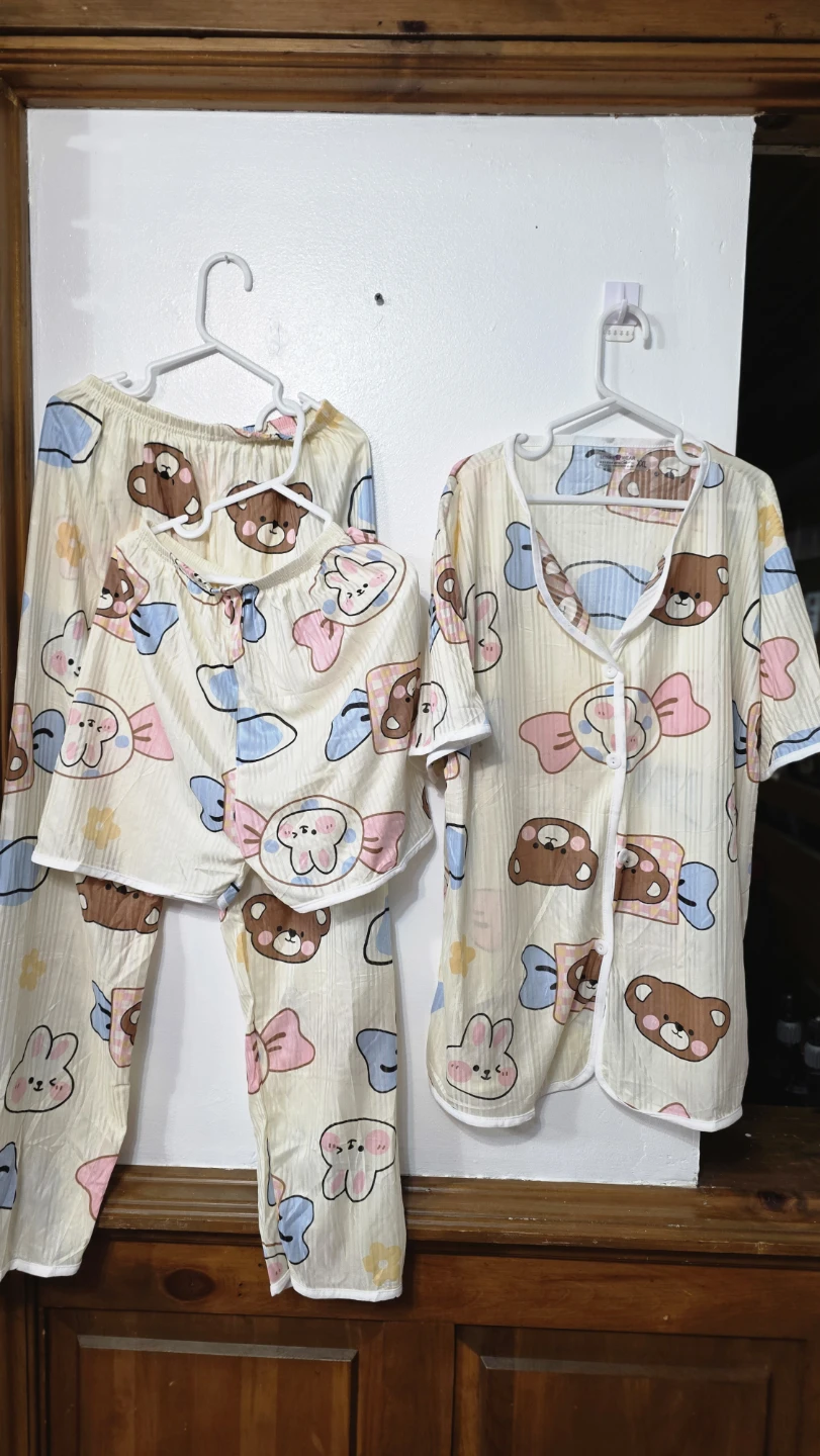 4-Piece Pajama Set - Hello Kitty, Cinnamoroll, Bears & Bunnies - photo 4