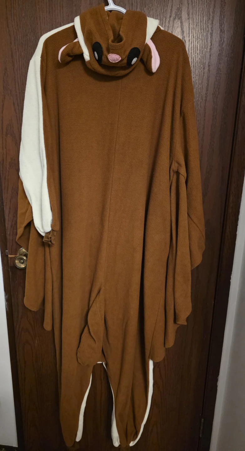 Brown and White sugar glider onesie - photo 2