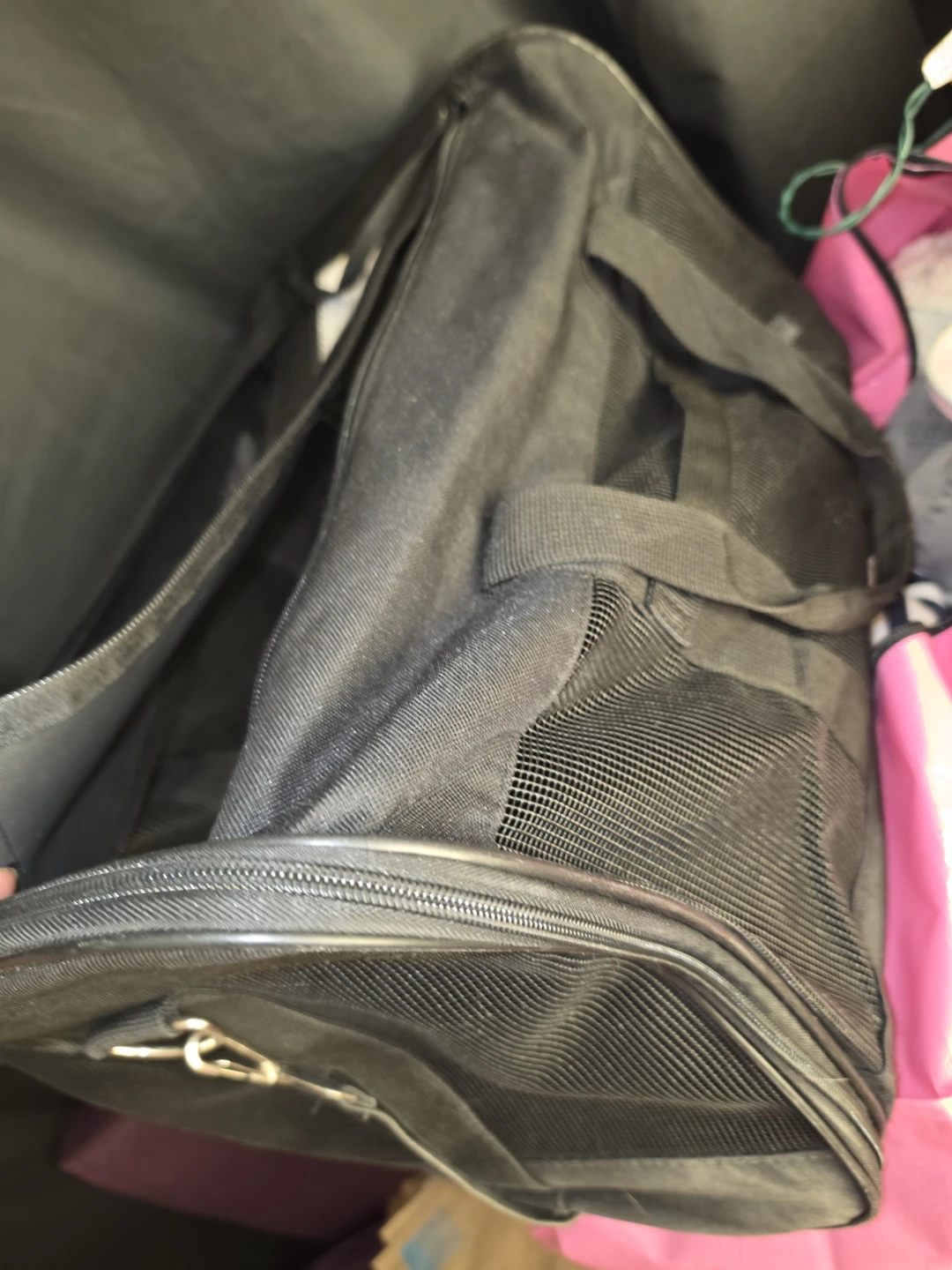 Black Pet Carrier Bag