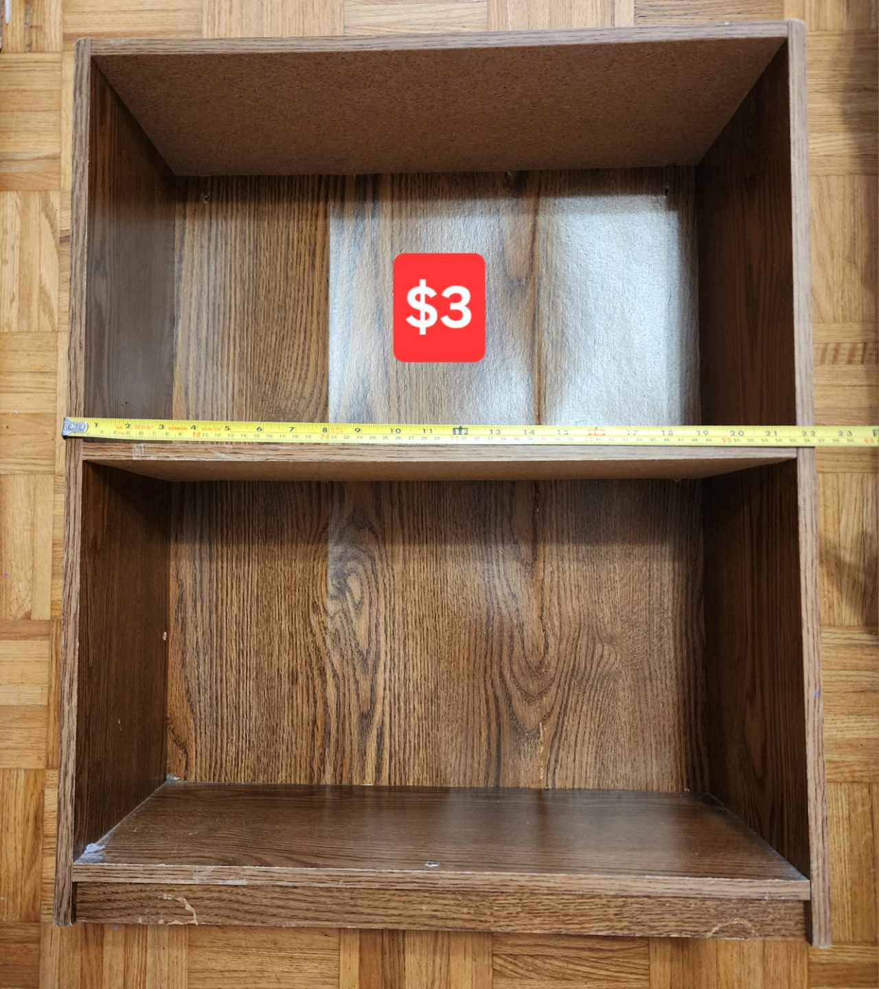 Wooden Bookshelf Unit