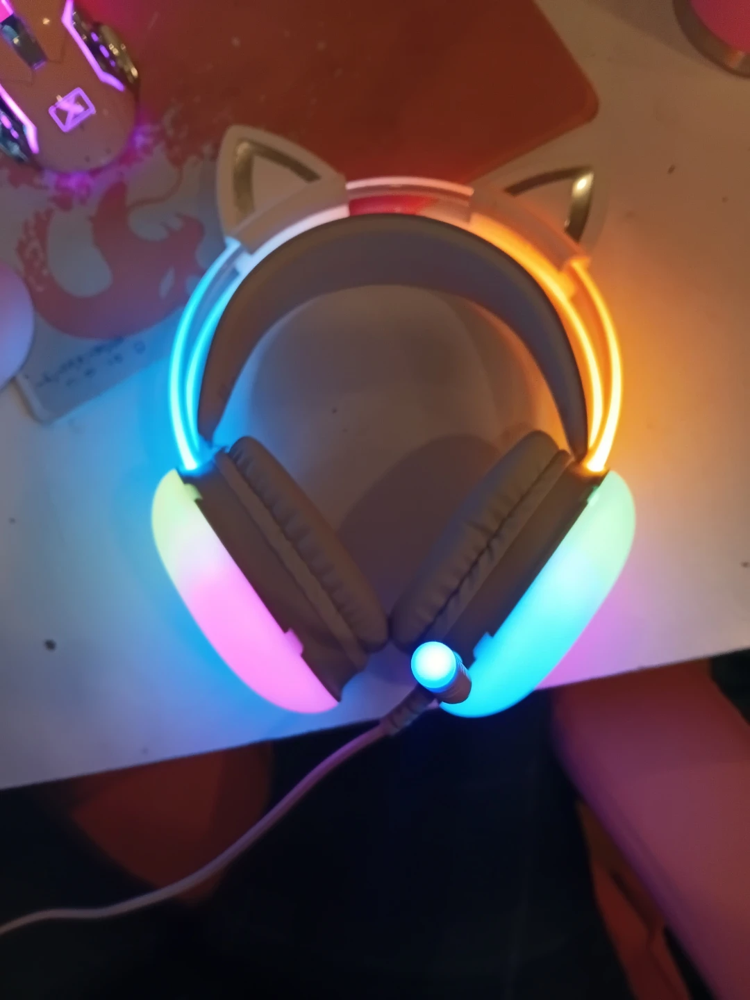 LED Cat Ear Headphones