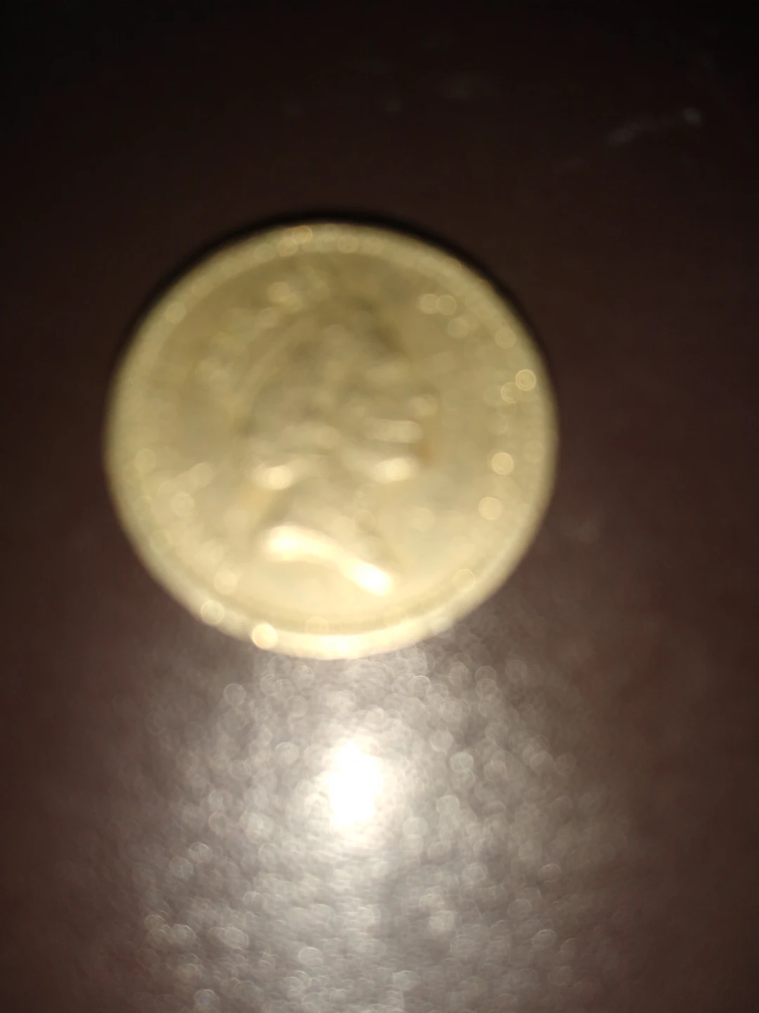 1996 old British 1 lb coin