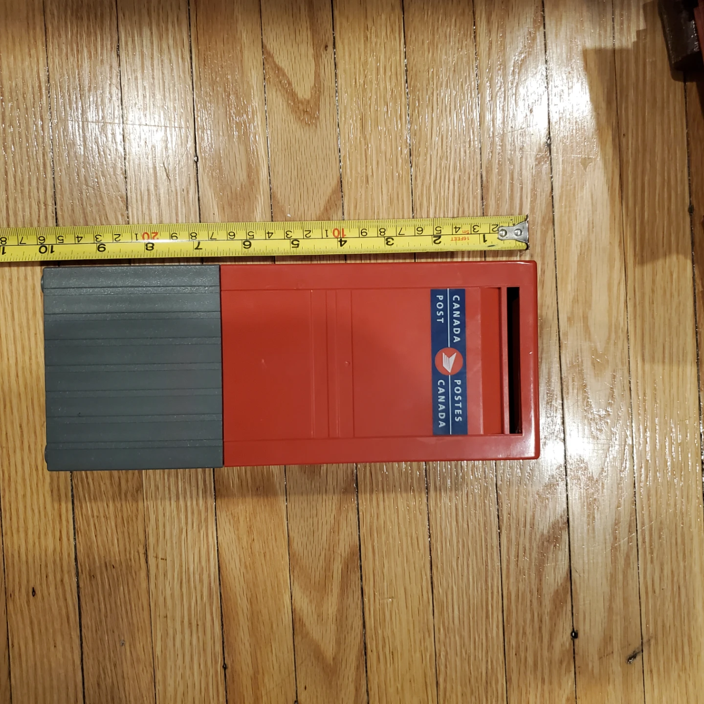 Piggy bank Canada Post Mailbox Container Red & Grey