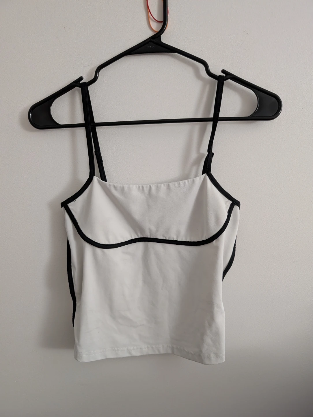 White Sexy Summer Cropped Camisole Tank Top ptp 14"